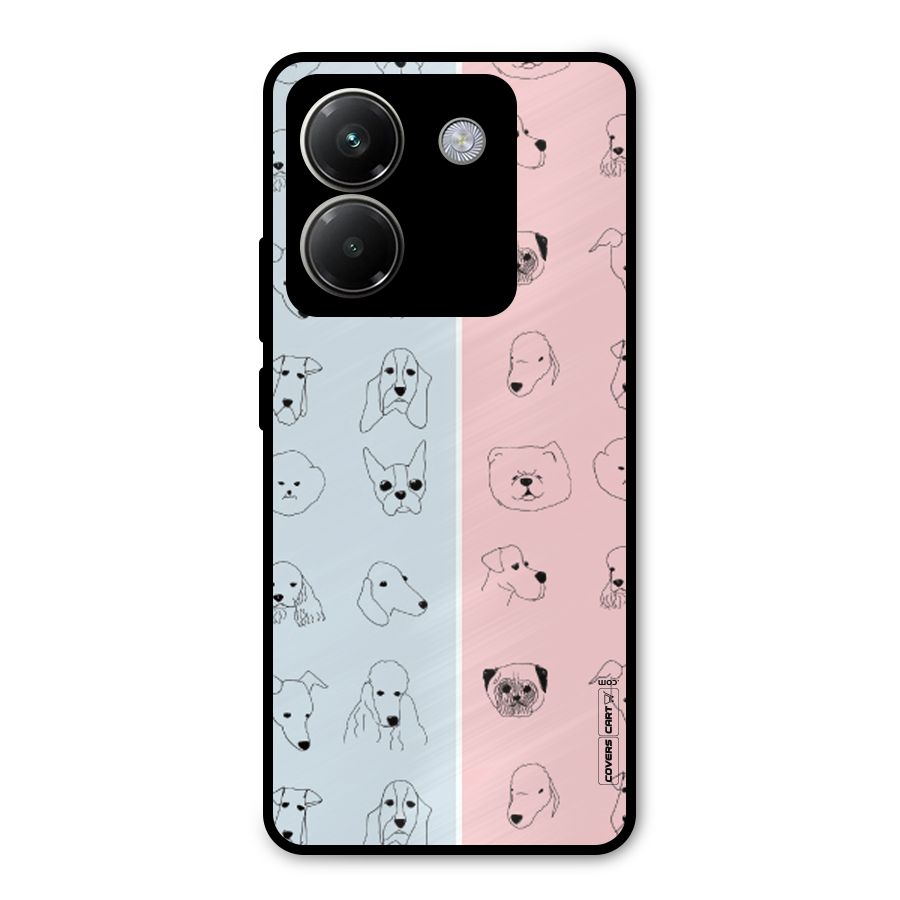 Dog Cat And Cow Metal Back Case for Poco M7 Pro 5G