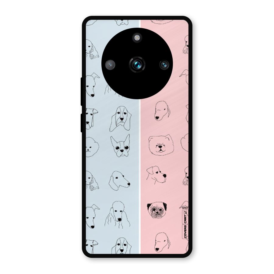 Dog Cat And Cow Metal Back Case for Realme 11 Pro Plus