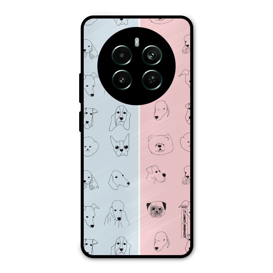 Dog Cat And Cow Metal Back Case for Realme 12 Pro Plus