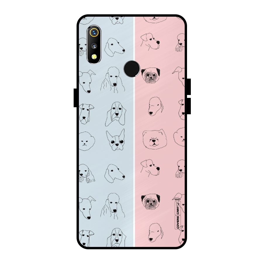Dog Cat And Cow Metal Back Case for Realme 3i