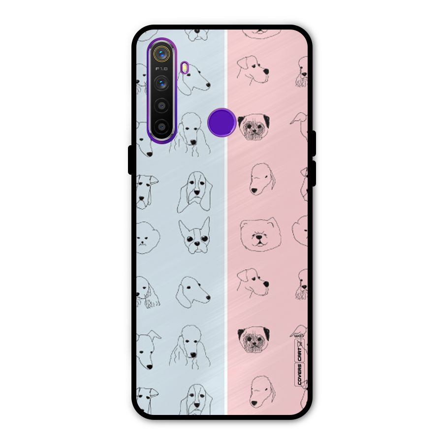 Dog Cat And Cow Metal Back Case for Realme 5i