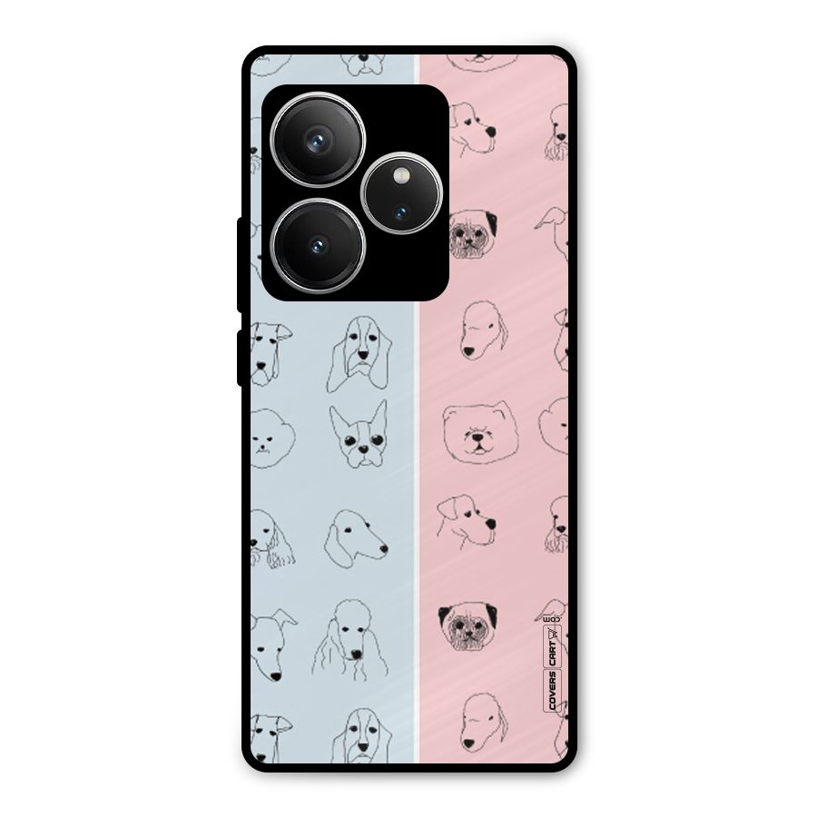 Dog Cat And Cow Metal Back Case for Realme GT 6