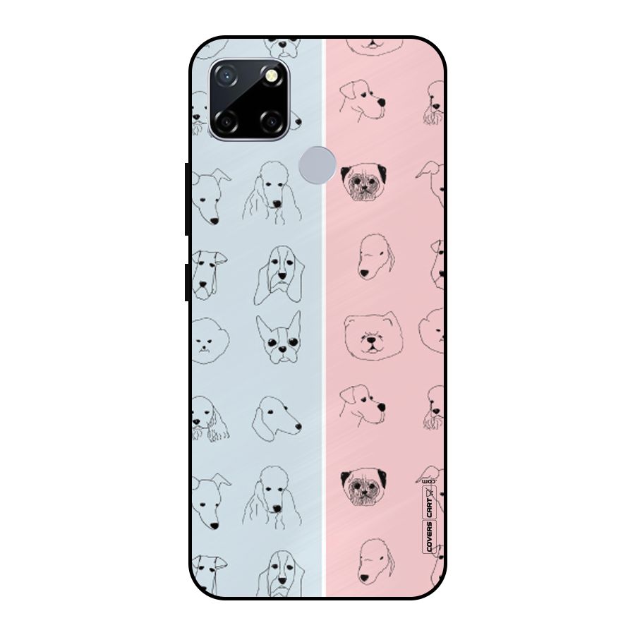 Dog Cat And Cow Metal Back Case for Realme Narzo 20