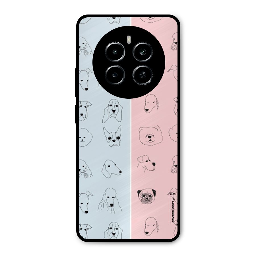 Dog Cat And Cow Metal Back Case for Realme P1