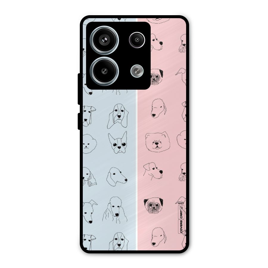 Dog Cat And Cow Metal Back Case for Redmi Note 13 Pro 5G