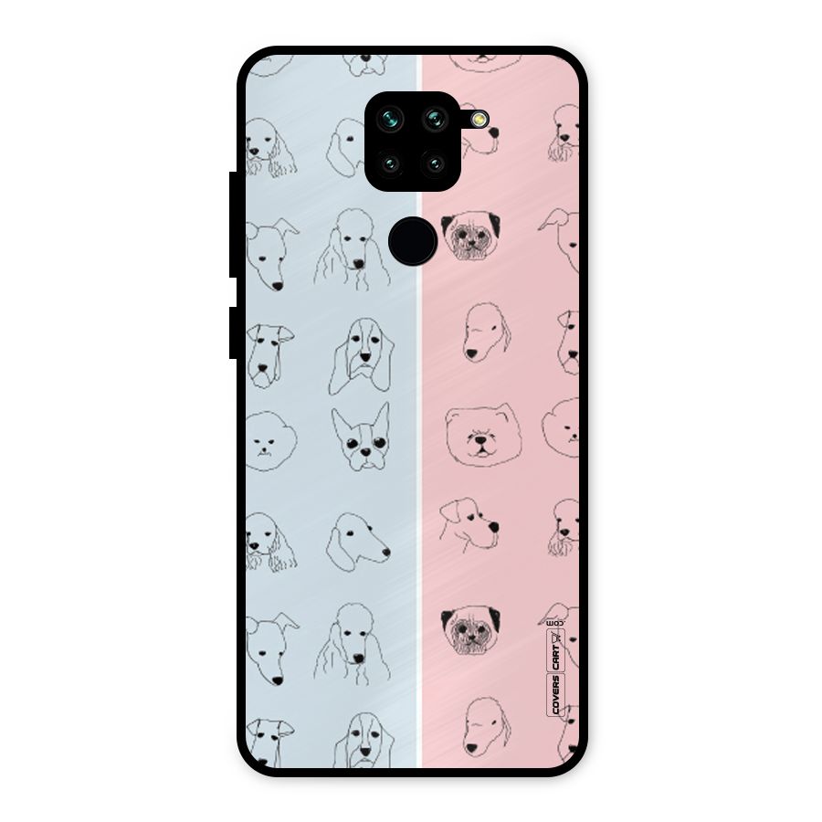 Dog Cat And Cow Metal Back Case for Redmi Note 9