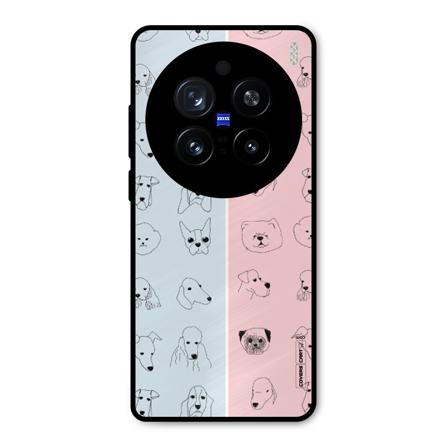 Dog Cat And Cow Metal Back Case for Vivo X200 Pro