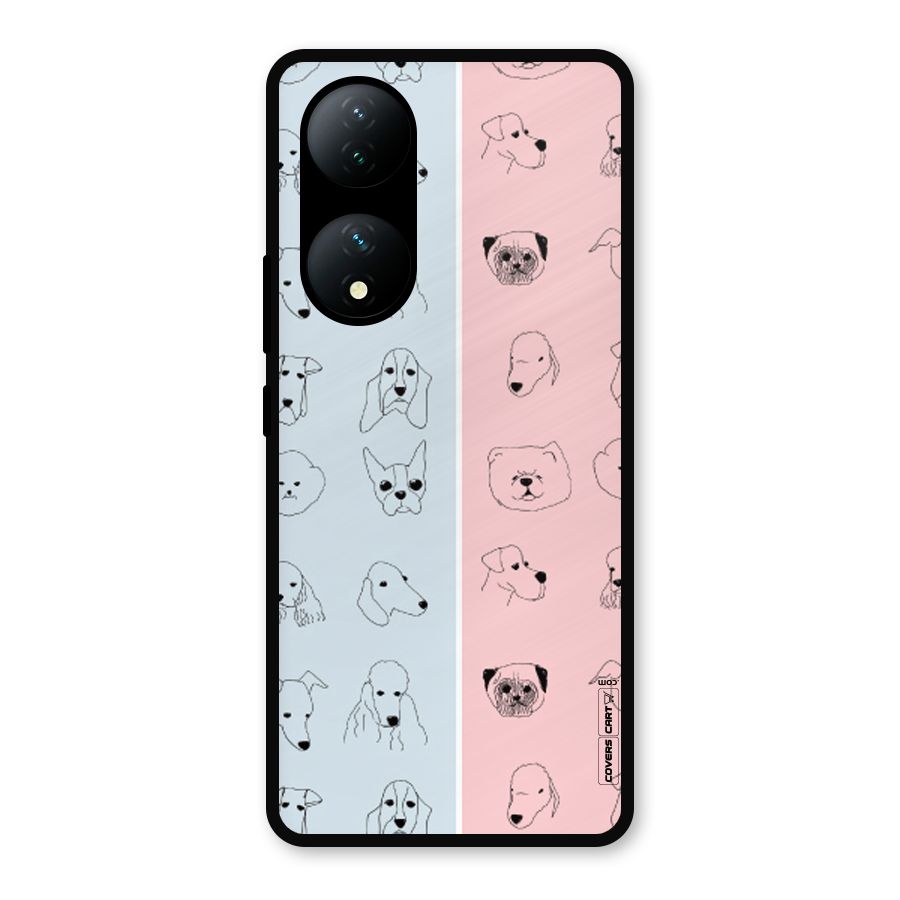 Dog Cat And Cow Metal Back Case for Vivo Y100a
