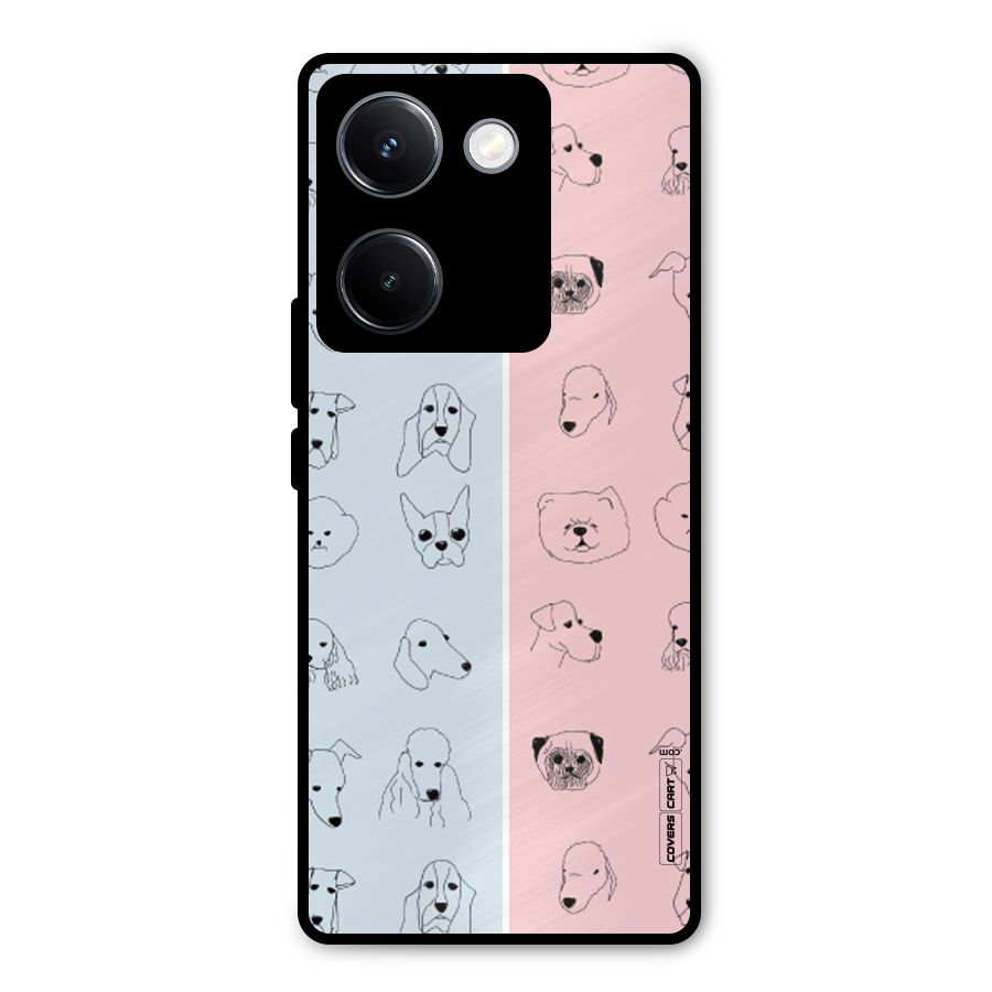 Dog Cat And Cow Metal Back Case for Vivo Y300 Plus