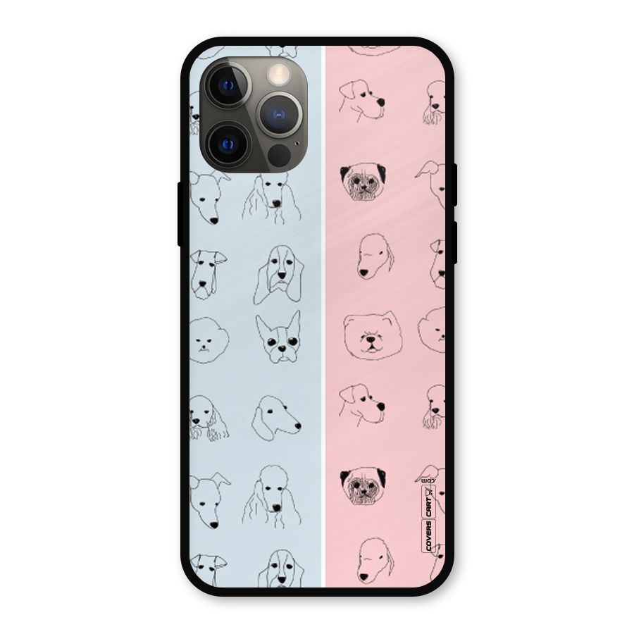 Dog Cat And Cow Metal Back Case for iPhone 12 Pro