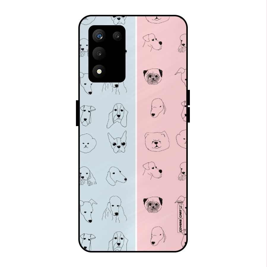 Dog Cat And Cow Metal Back Case for realme 9 5G SE