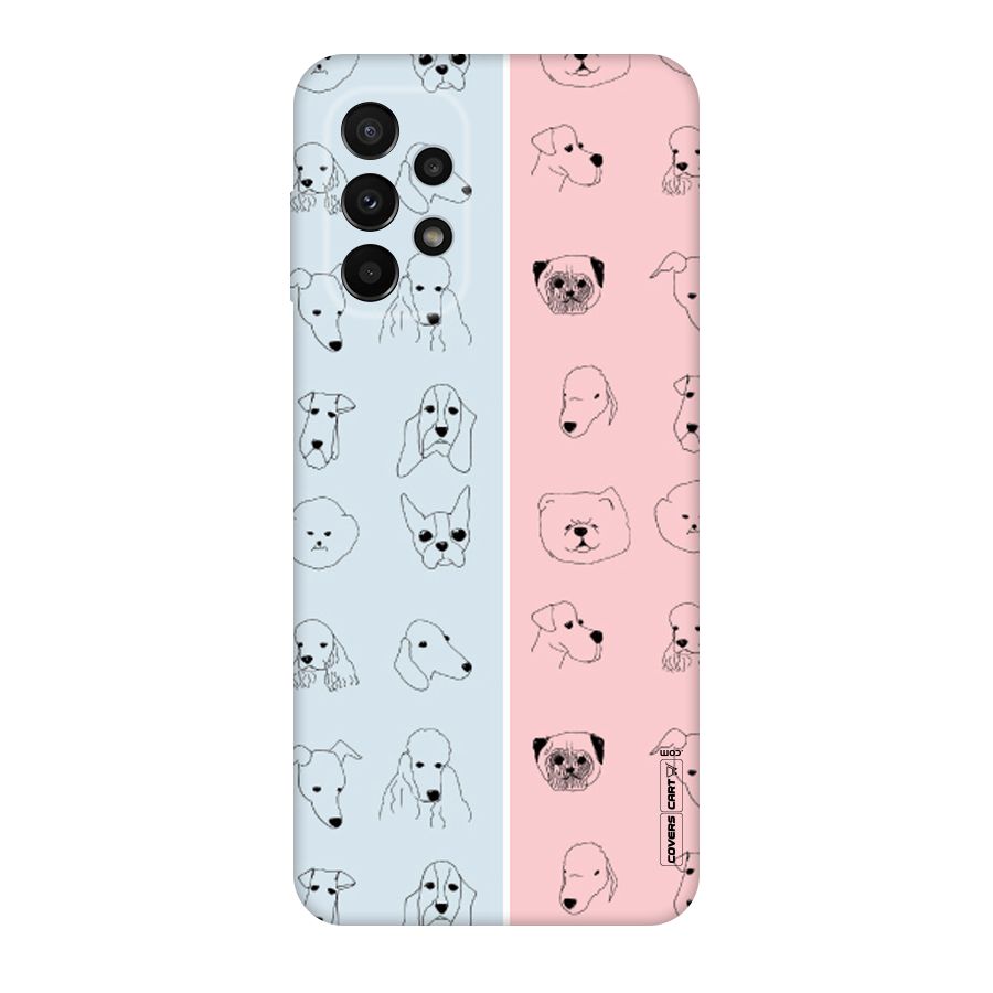 Dog Cat And Cow Original Polycarbonate Back Case for Galaxy A23