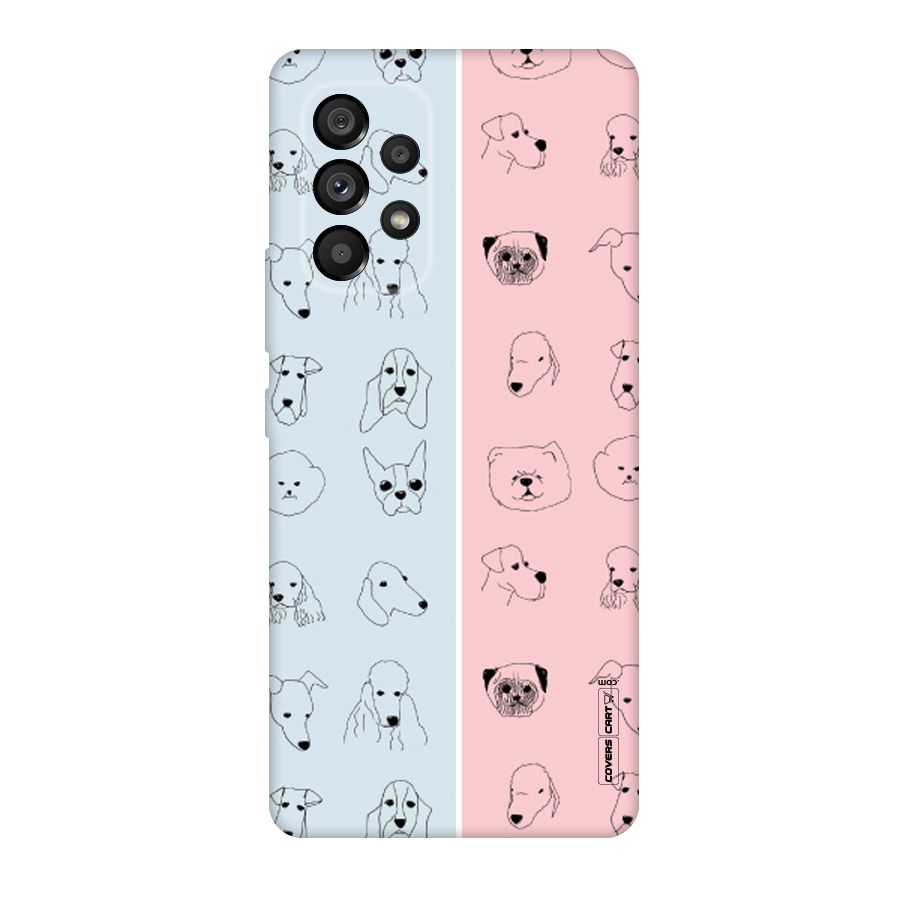 Dog Cat And Cow Original Polycarbonate Back Case for Galaxy A53 5G