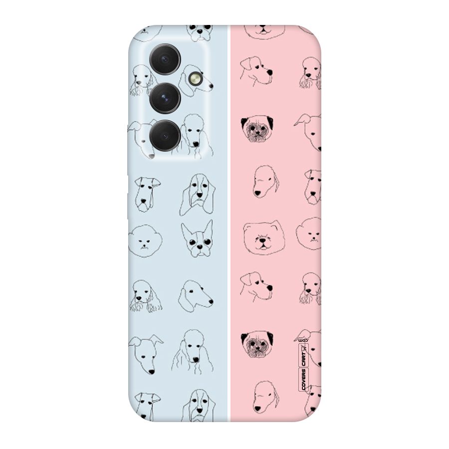 Dog Cat And Cow Original Polycarbonate Back Case for Galaxy A54