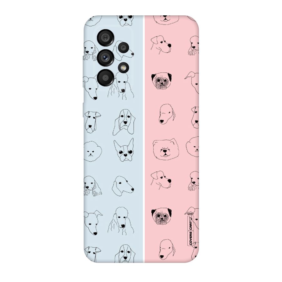 Dog Cat And Cow Original Polycarbonate Back Case for Galaxy A73 5G