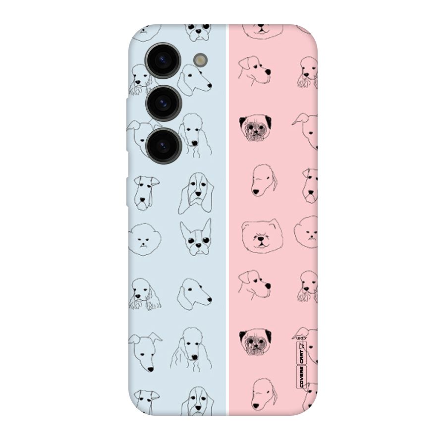 Dog Cat And Cow Original Polycarbonate Back Case for Galaxy S23