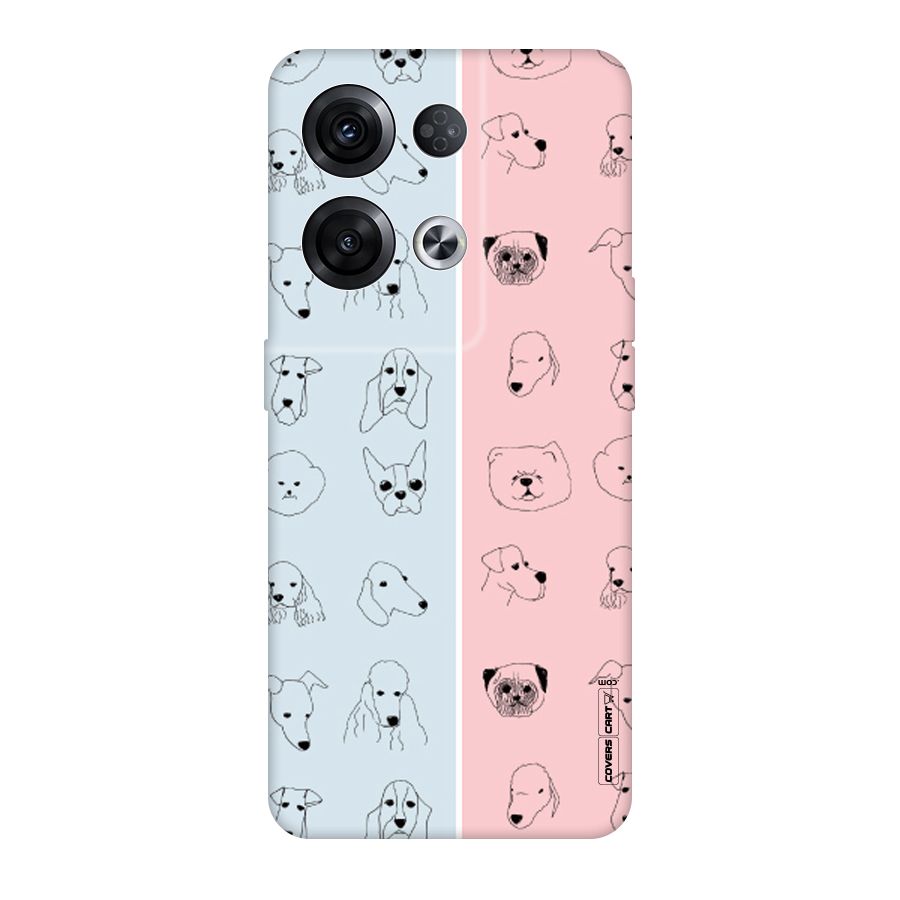Dog Cat And Cow Original Polycarbonate Back Case for Oppo Reno8 Pro 5G