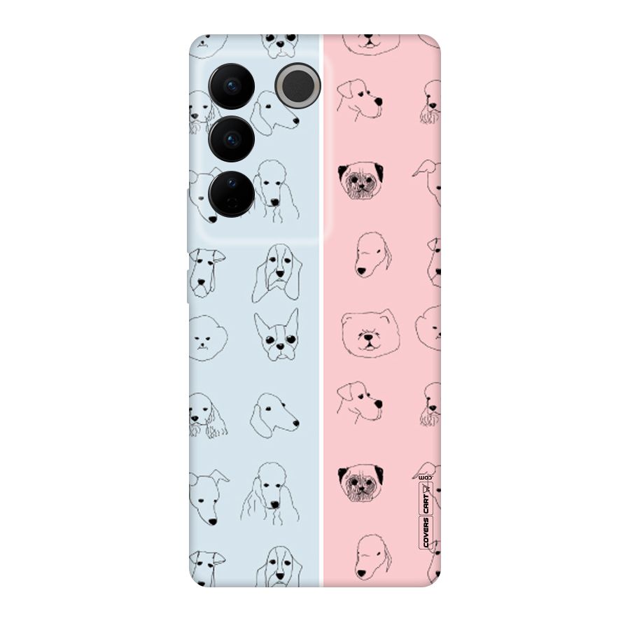 Dog Cat And Cow Original Polycarbonate Back Case for Vivo V27