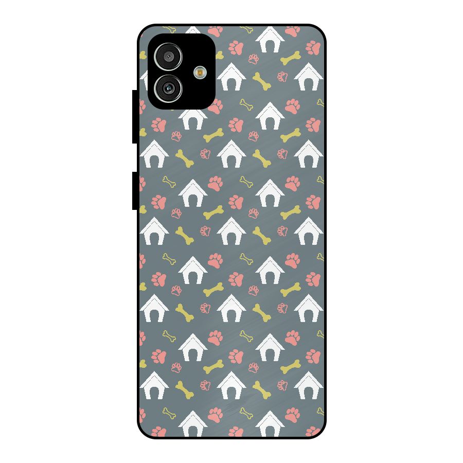Dog Pattern Metal Back Case for Galaxy M13 5G
