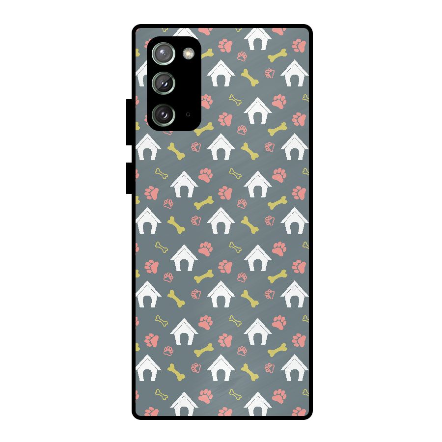 Dog Pattern Metal Back Case for Galaxy Note 20