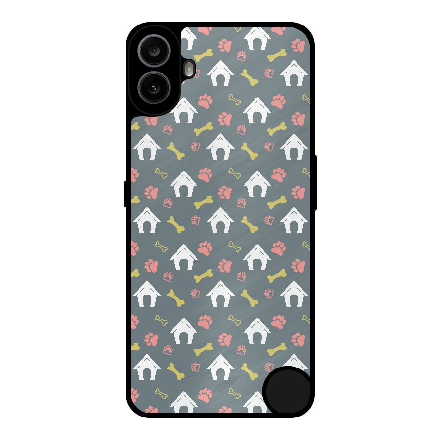Dog Pattern Metal Back Case for Nothing CMF Phone 1