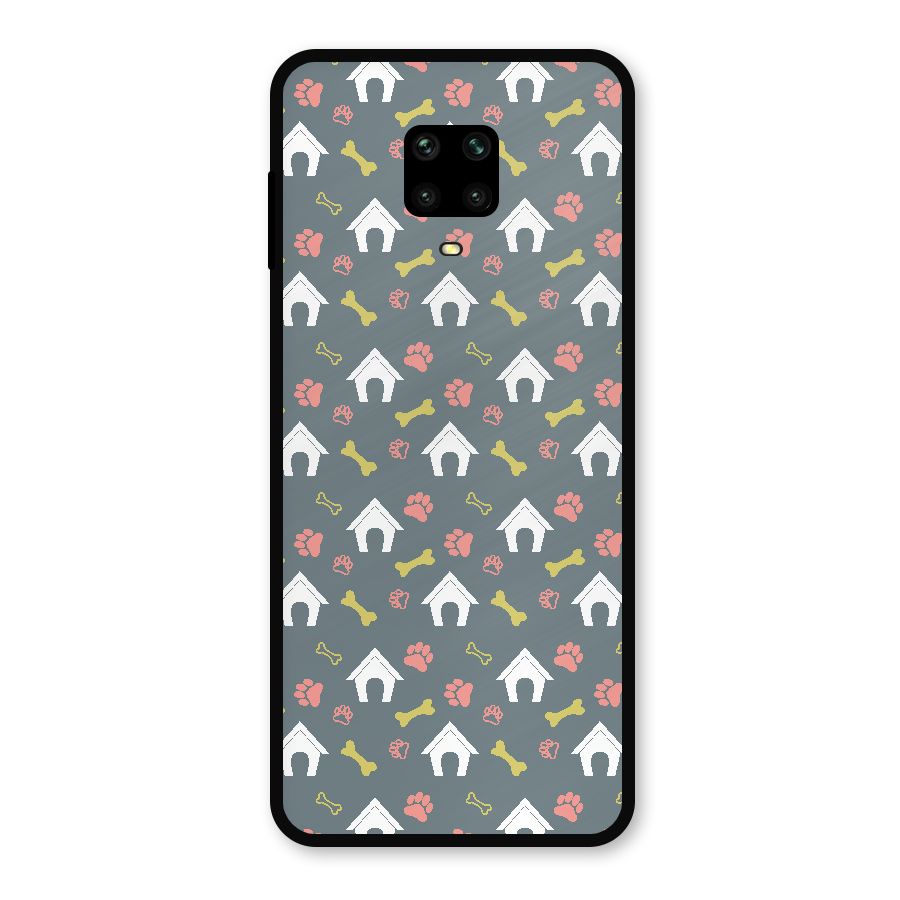 Dog Pattern Metal Back Case for Poco M2 Pro
