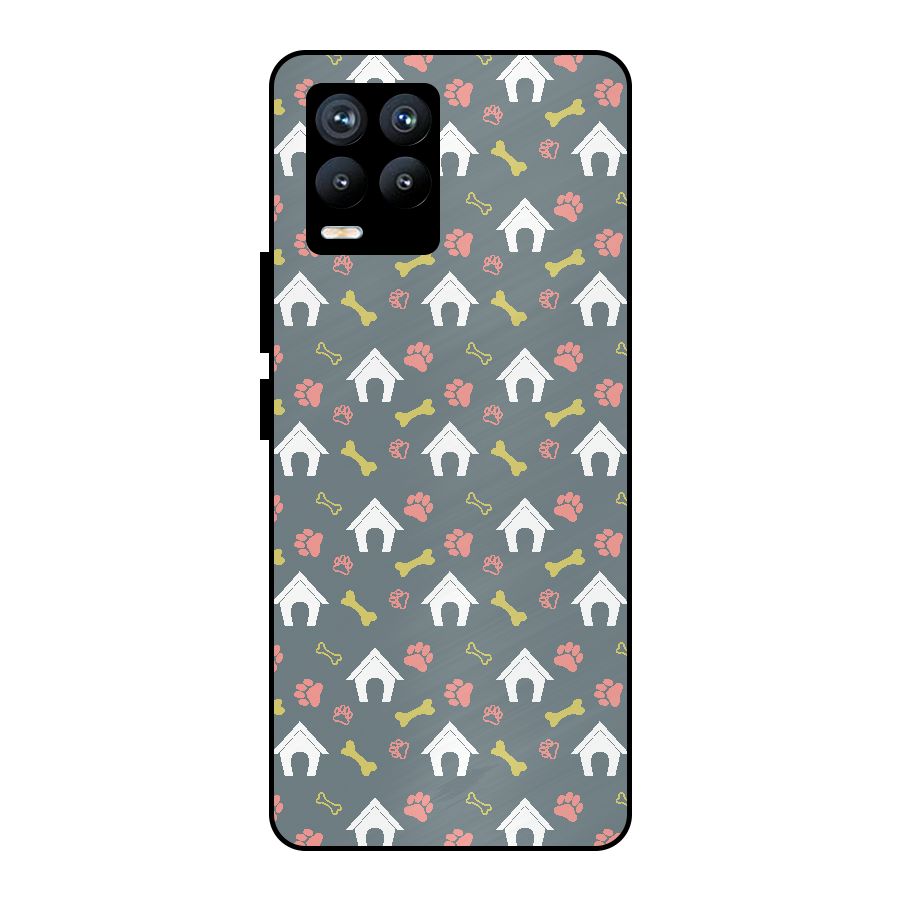 Dog Pattern Metal Back Case for Realme 8 Pro