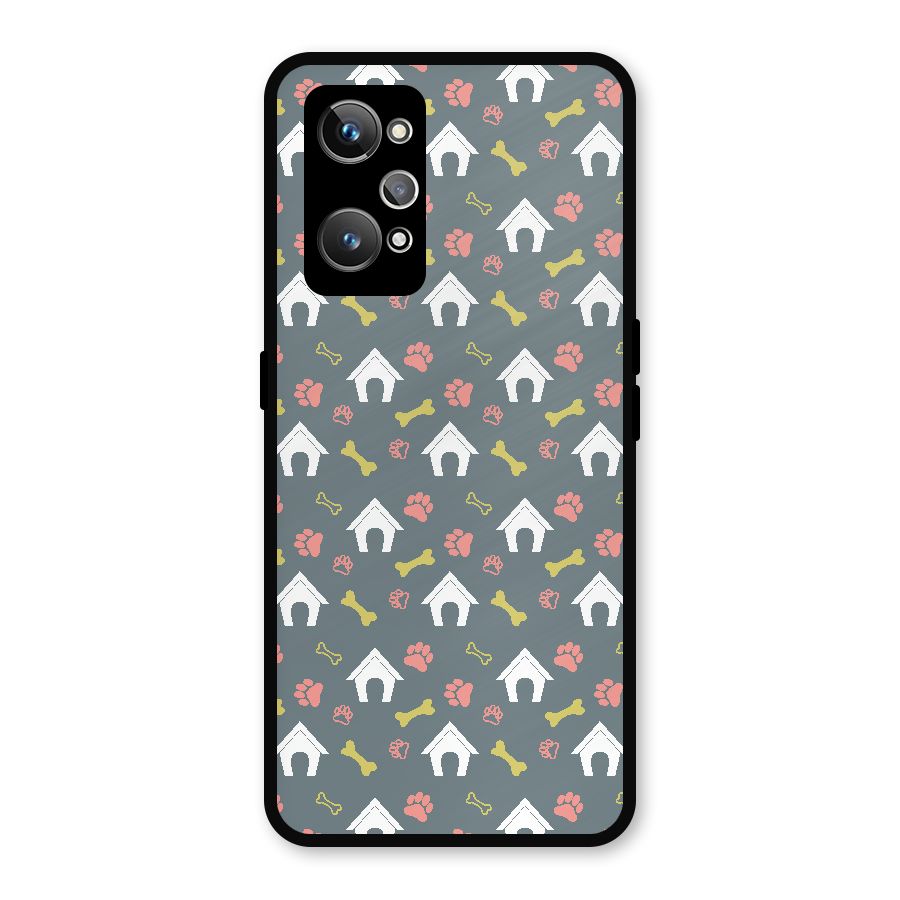 Dog Pattern Metal Back Case for Realme GT 2