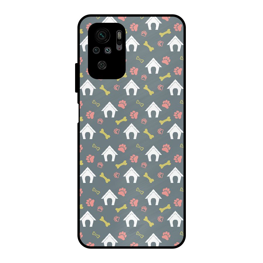 Dog Pattern Metal Back Case for Redmi Note 10S