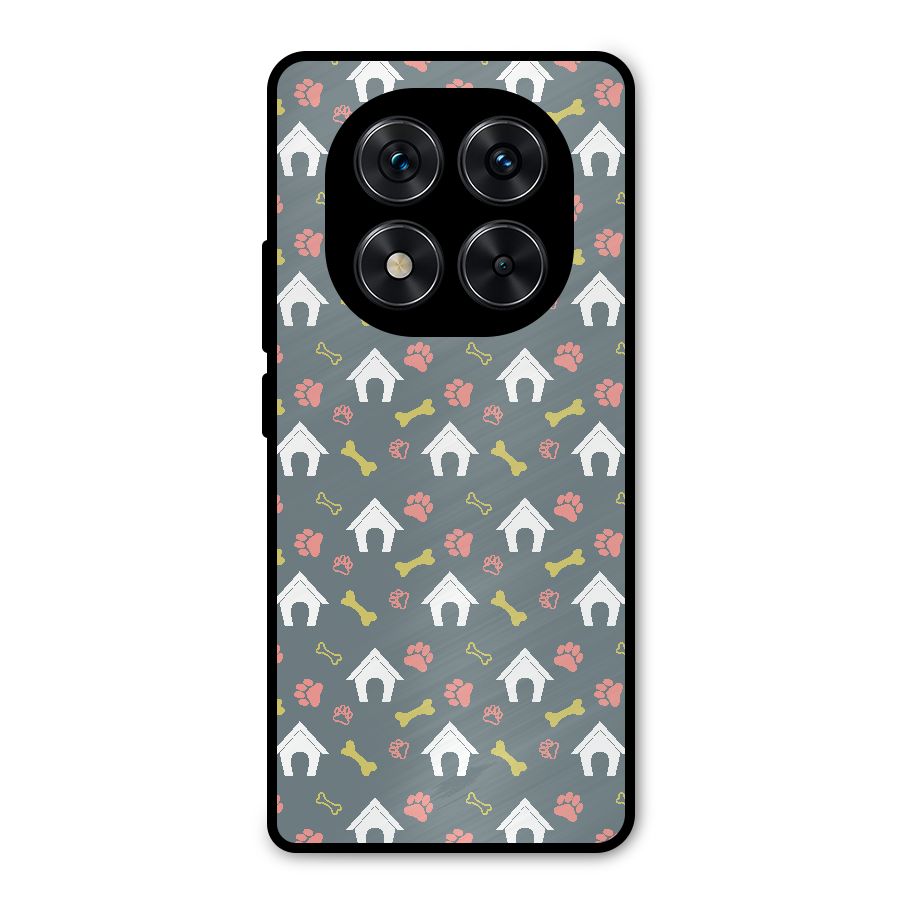 Dog Pattern Metal Back Case for Redmi Note 14 Pro 5G