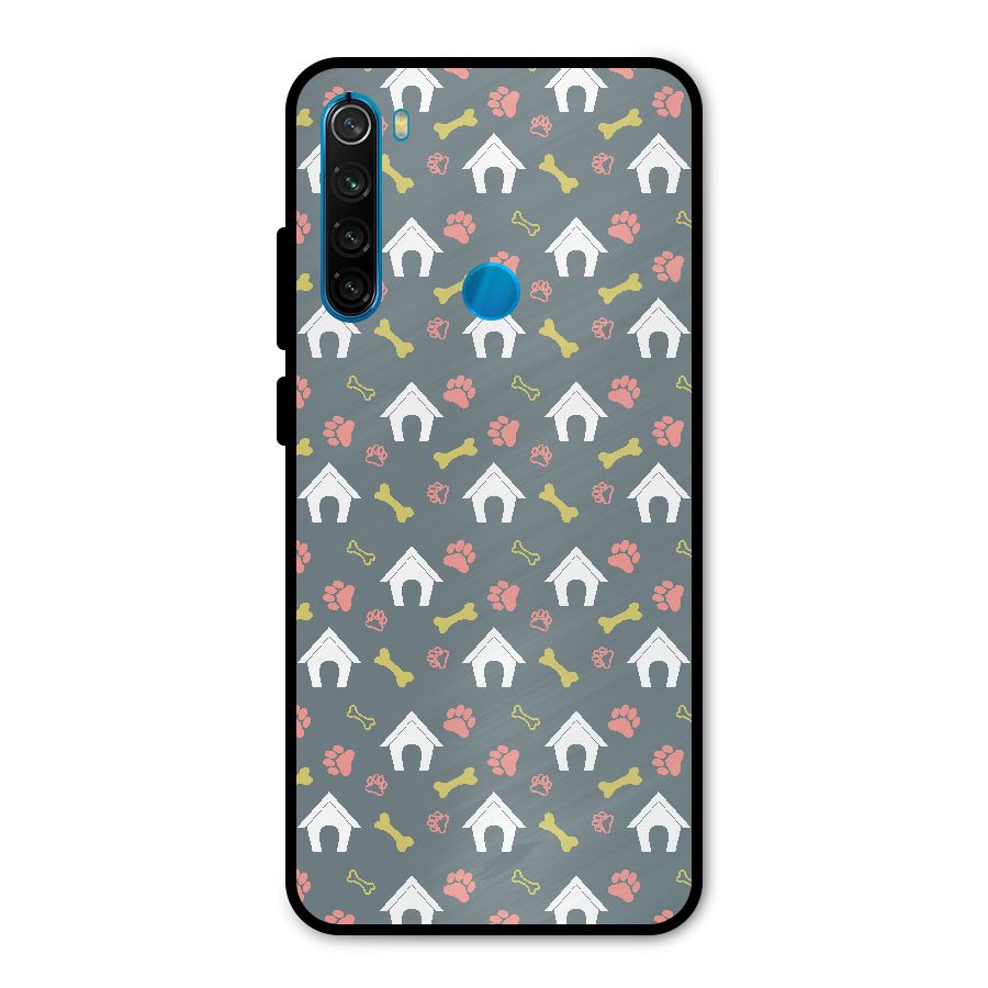 Dog Pattern Metal Back Case for Redmi Note 8
