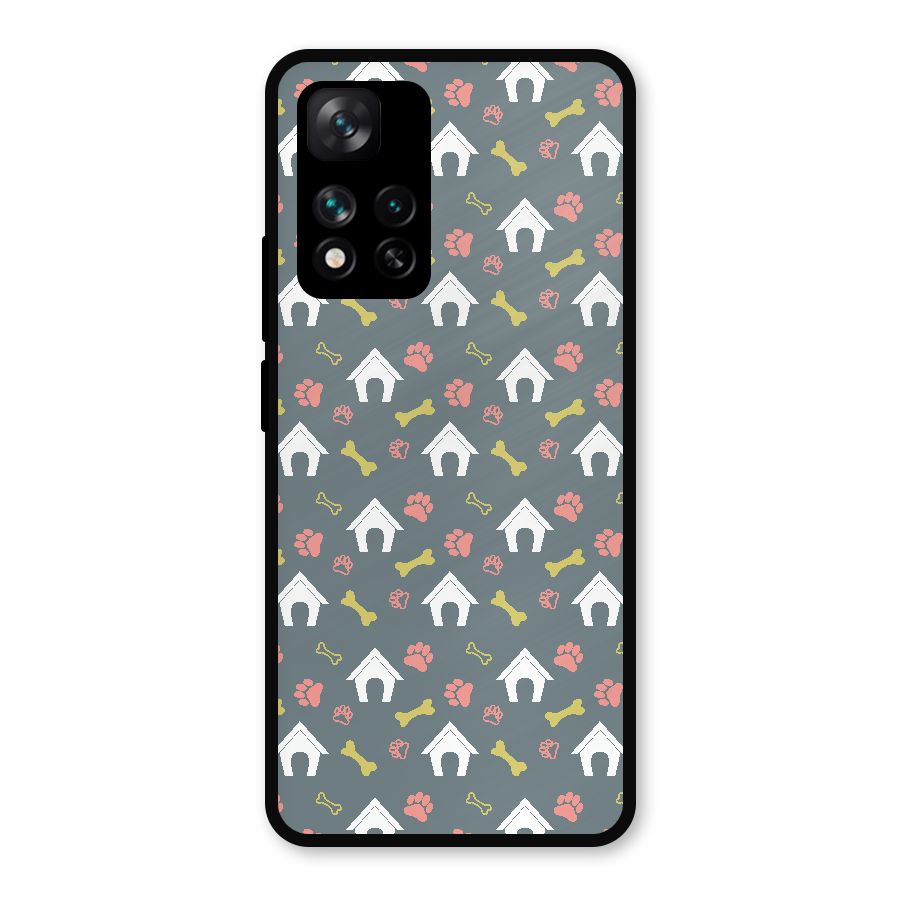 Dog Pattern Metal Back Case for Xiaomi 11i 5G