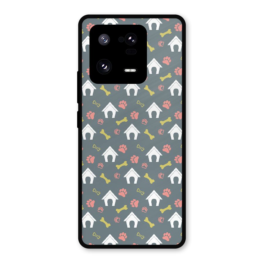 Dog Pattern Metal Back Case for Xiaomi 13 Pro