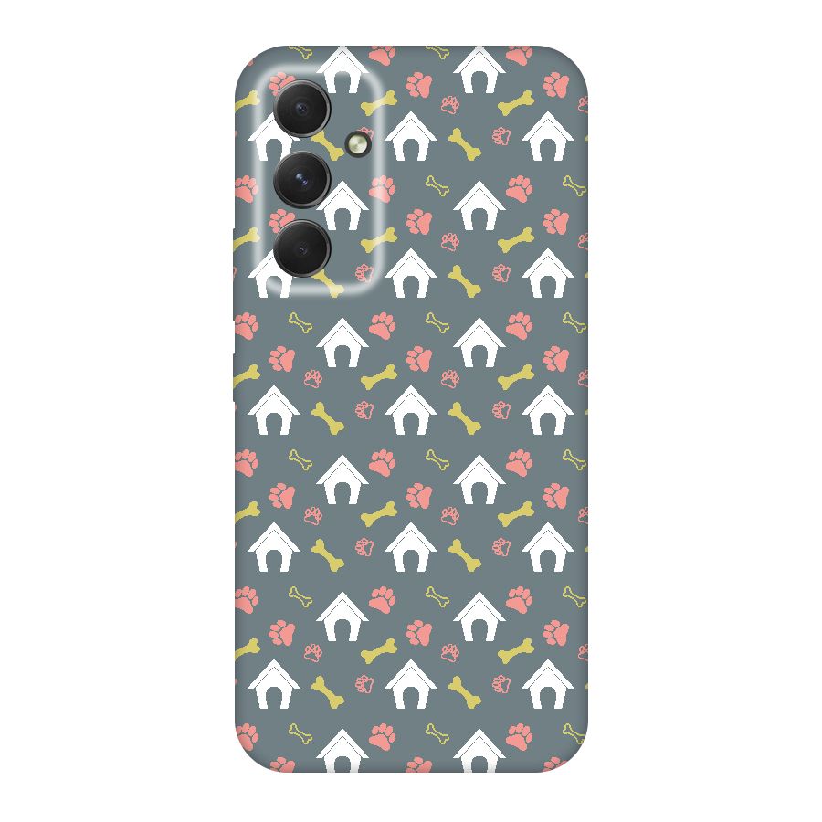 Dog Pattern Original Polycarbonate Back Case for Galaxy A54