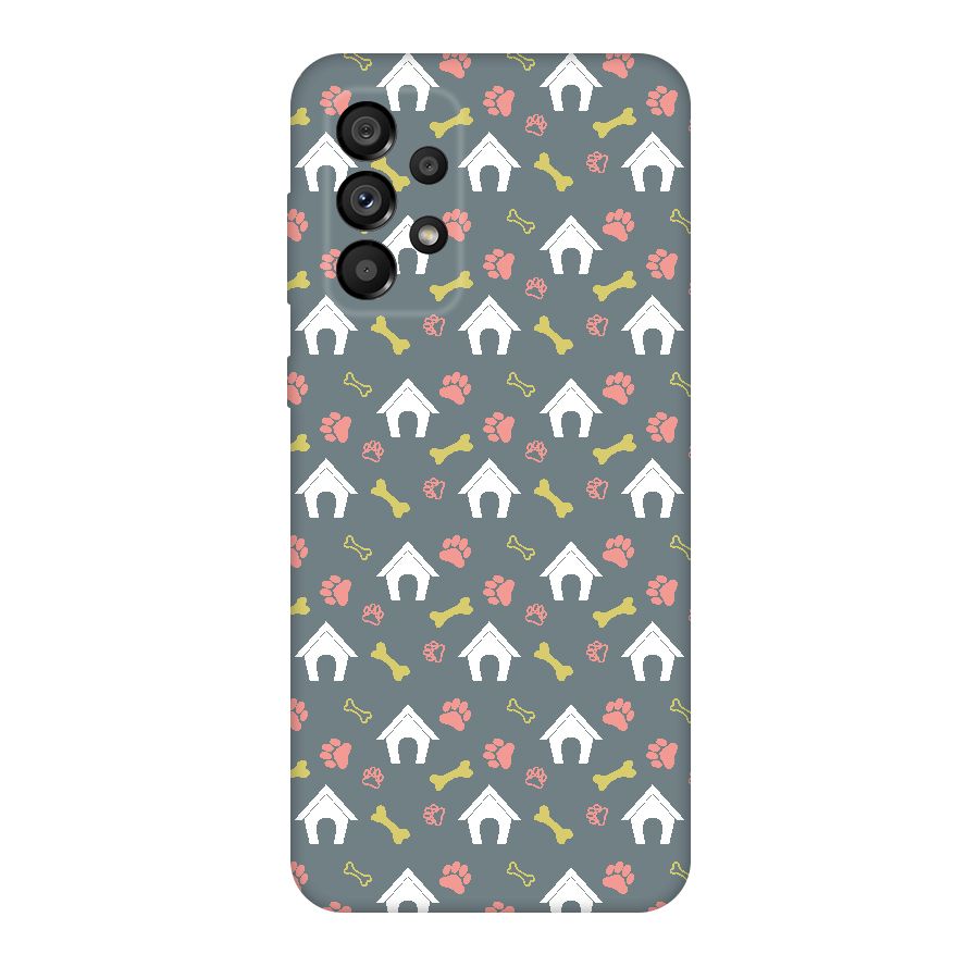 Dog Pattern Original Polycarbonate Back Case for Galaxy A73 5G