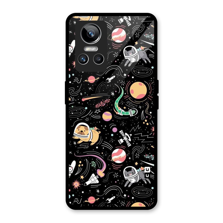 Dog Planetarium Glass Back Case for Realme GT Neo 3