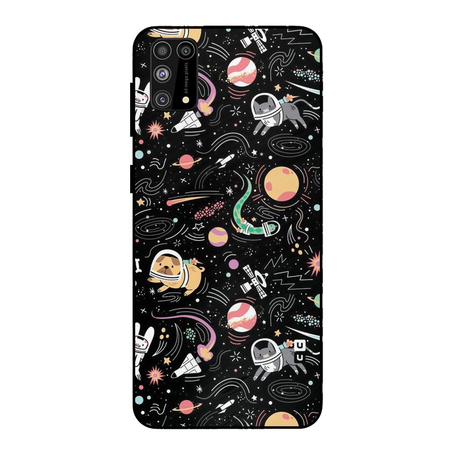 Dog Planetarium Metal Back Case for Galaxy F41