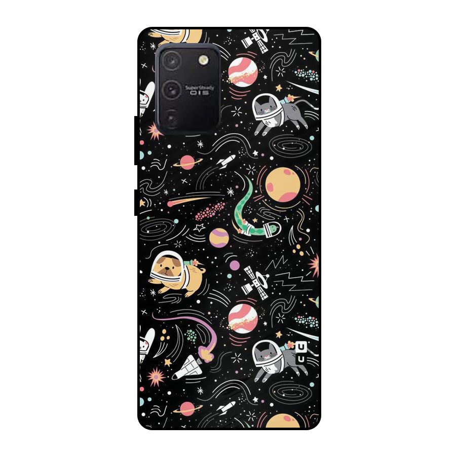 Dog Planetarium Metal Back Case for Galaxy S10 Lite