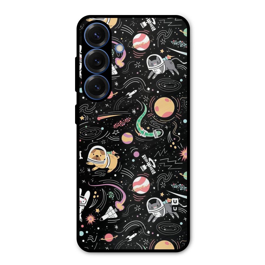 Dog Planetarium Metal Back Case for Galaxy S25