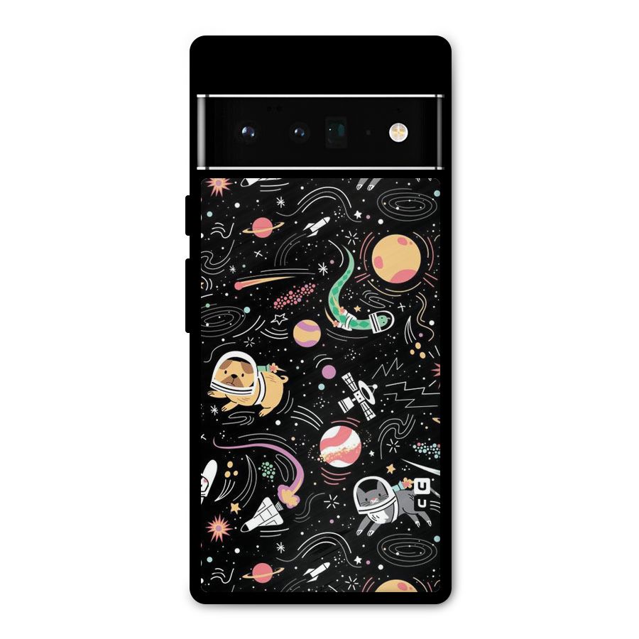 Dog Planetarium Metal Back Case for Google Pixel 6 Pro