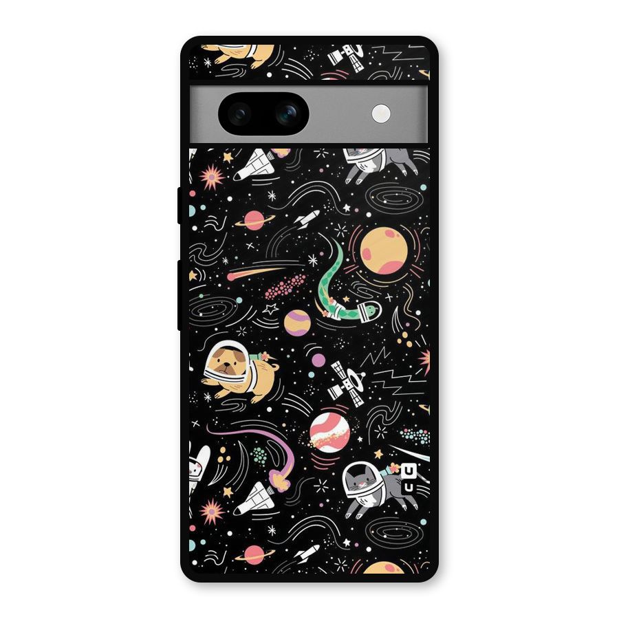 Dog Planetarium Metal Back Case for Google Pixel 7a