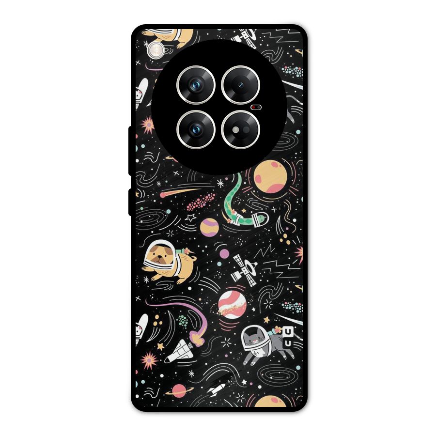 Dog Planetarium Metal Back Case for Infinix Zero 40 5G