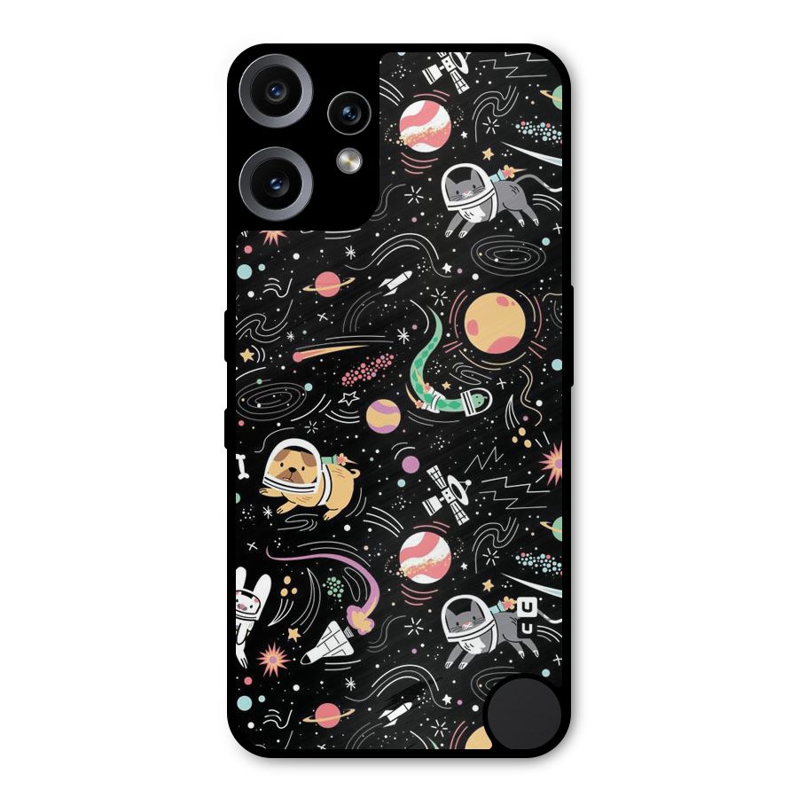 Dog Planetarium Metal Back Case for Nothing CMF Phone 2 Pro