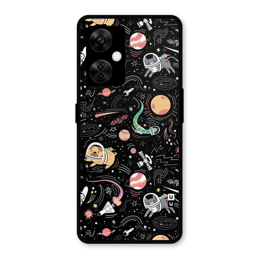 Dog Planetarium Metal Back Case for OnePlus Nord CE 3 Lite
