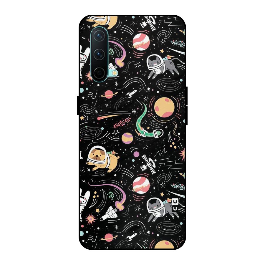 Dog Planetarium Metal Back Case for OnePlus Nord CE 5G