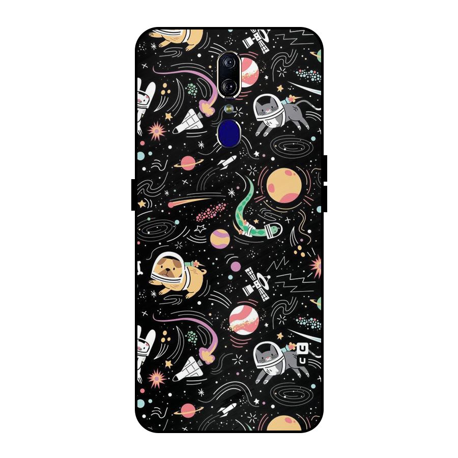Dog Planetarium Metal Back Case for Oppo F11