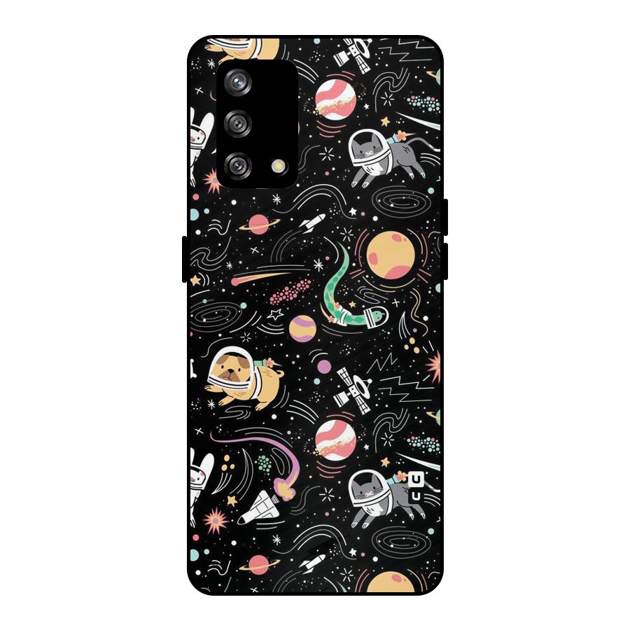 Dog Planetarium Metal Back Case for Oppo F19