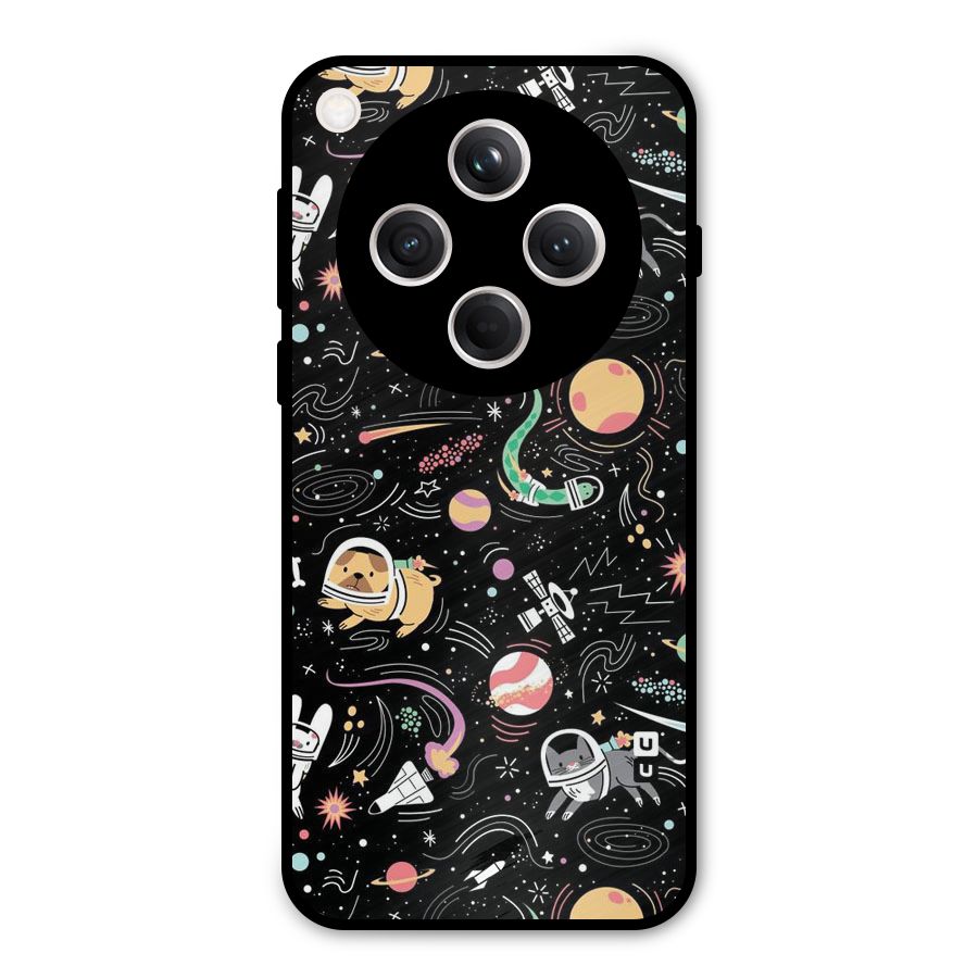 Dog Planetarium Metal Back Case for Oppo Find X8