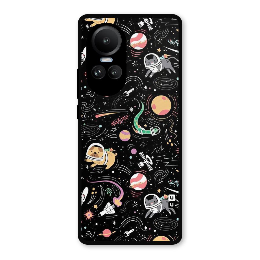 Dog Planetarium Metal Back Case for Oppo Reno10