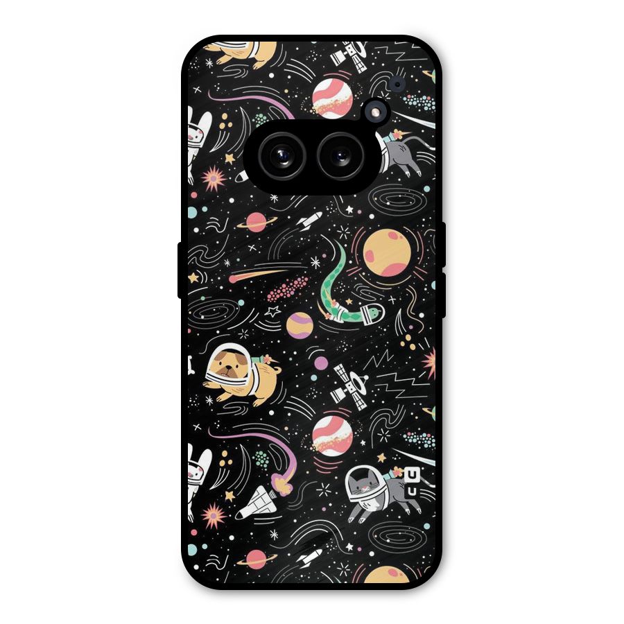 Dog Planetarium Metal Back Case for Nothing Phone 2a